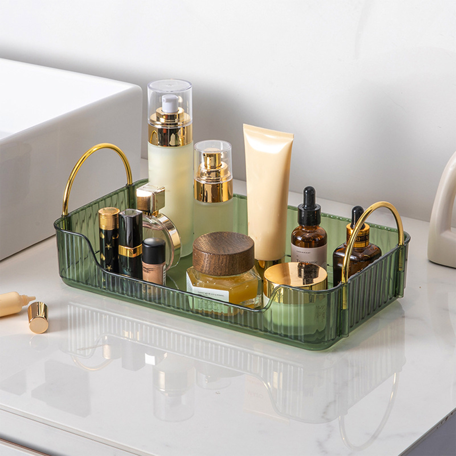 Badezimmer-Organizer, luxuriös – Luxury Skincare Products Bewertung und Preis