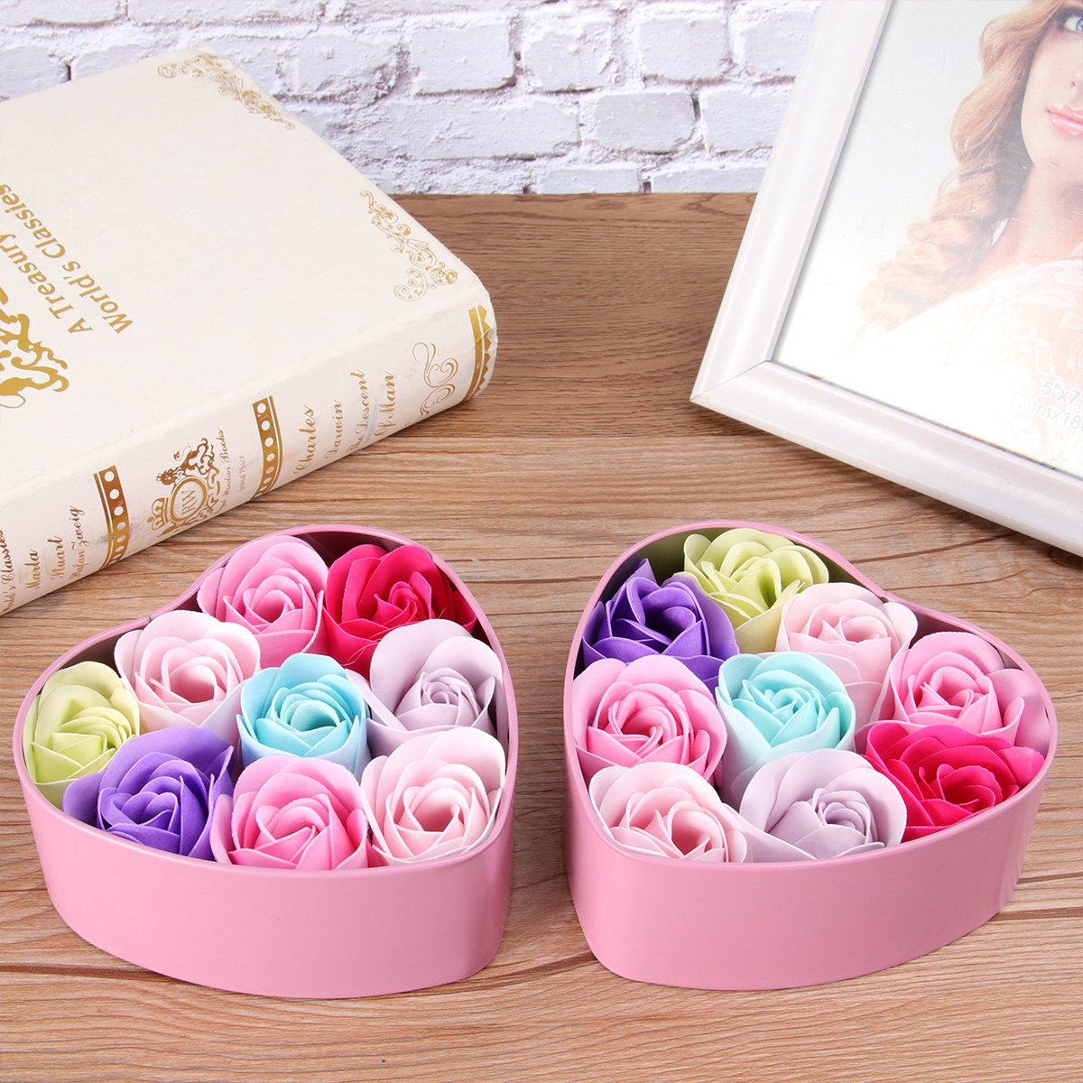 Rosen-Seifenblumen-Set in Eleg – Luxury Skincare Gift Box Bewertung und Preis