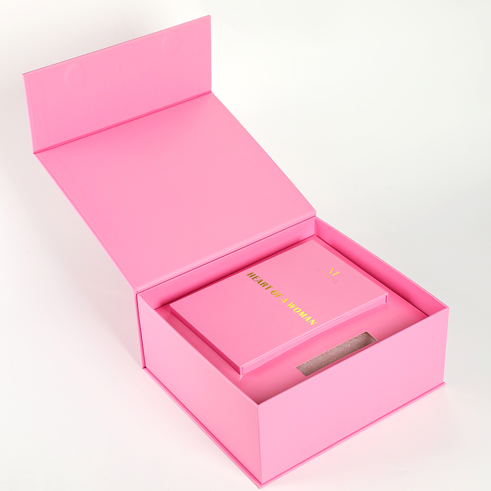Benutzerdefinierte Luxus-Rosa  – Luxury Skincare Gift Box Bewertung und Preis