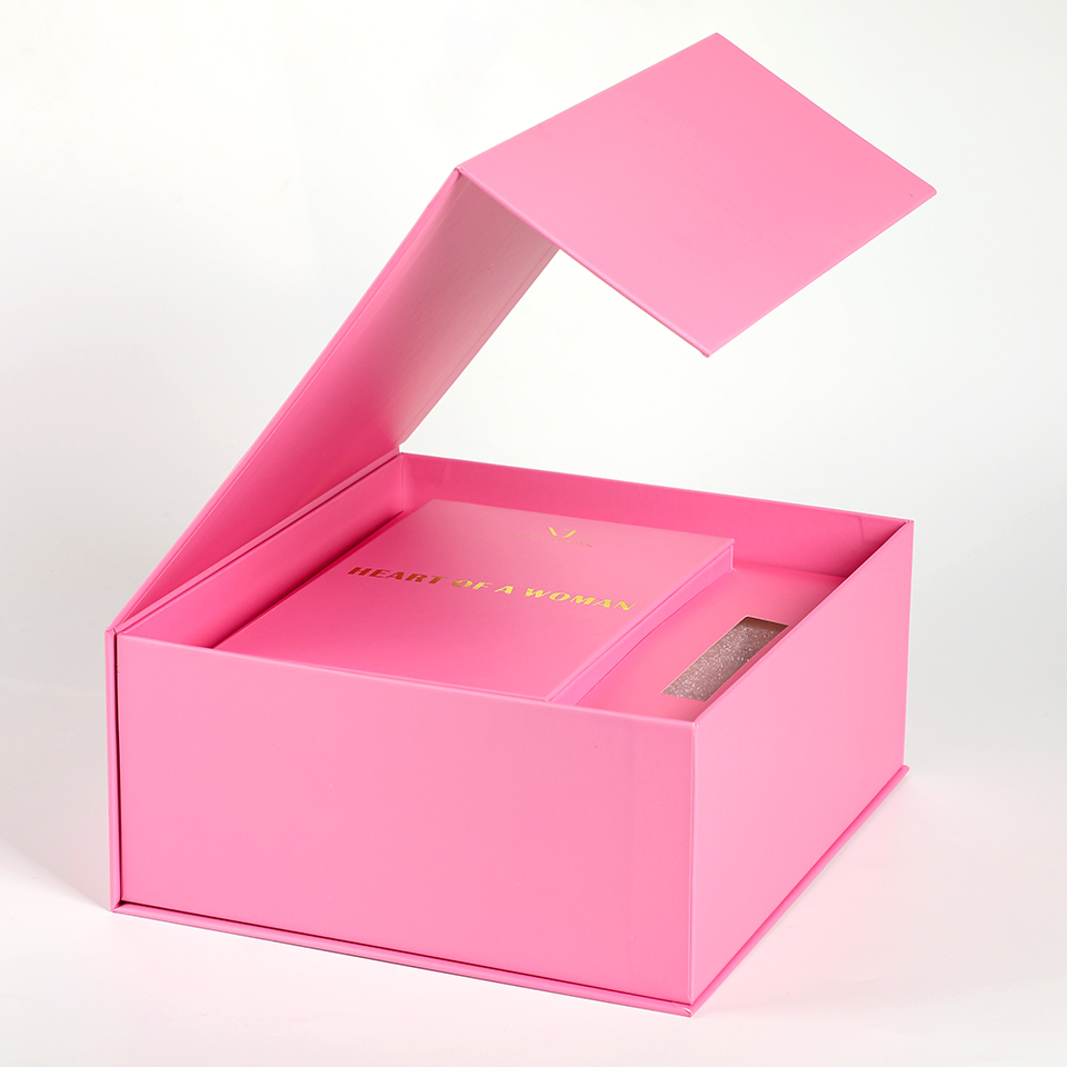 Benutzerdefinierte Luxus-Rosa  – Luxury Skincare Gift Box Bewertung und Preis
