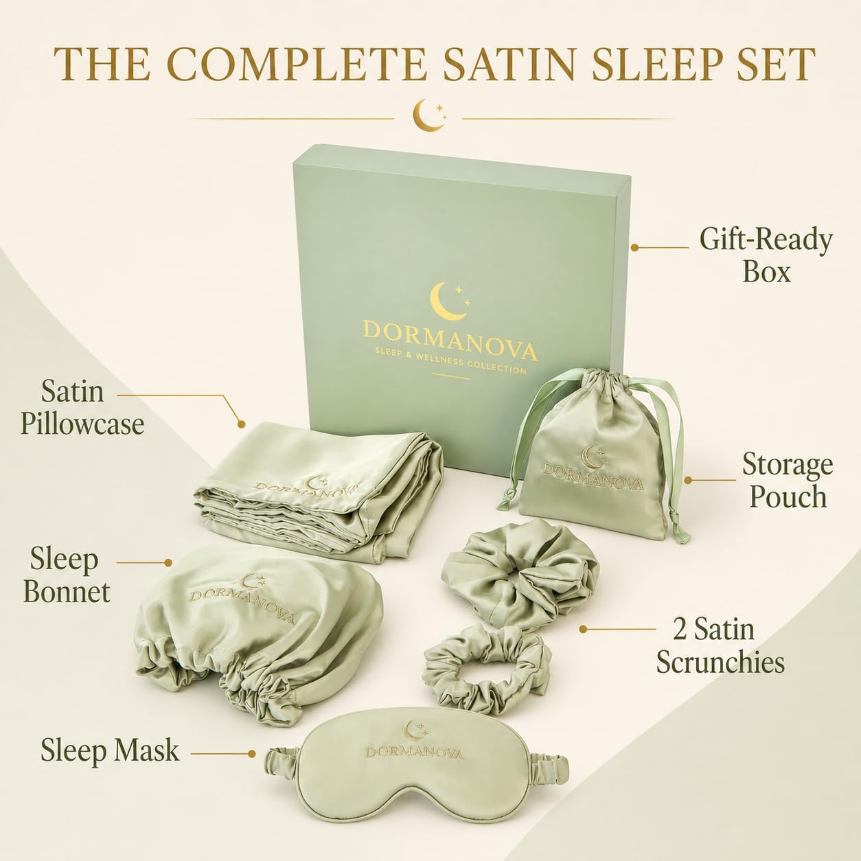 Luxuriöses Satin-Schlafset – S – Luxury Skincare Gift Box Bewertung und Preis
