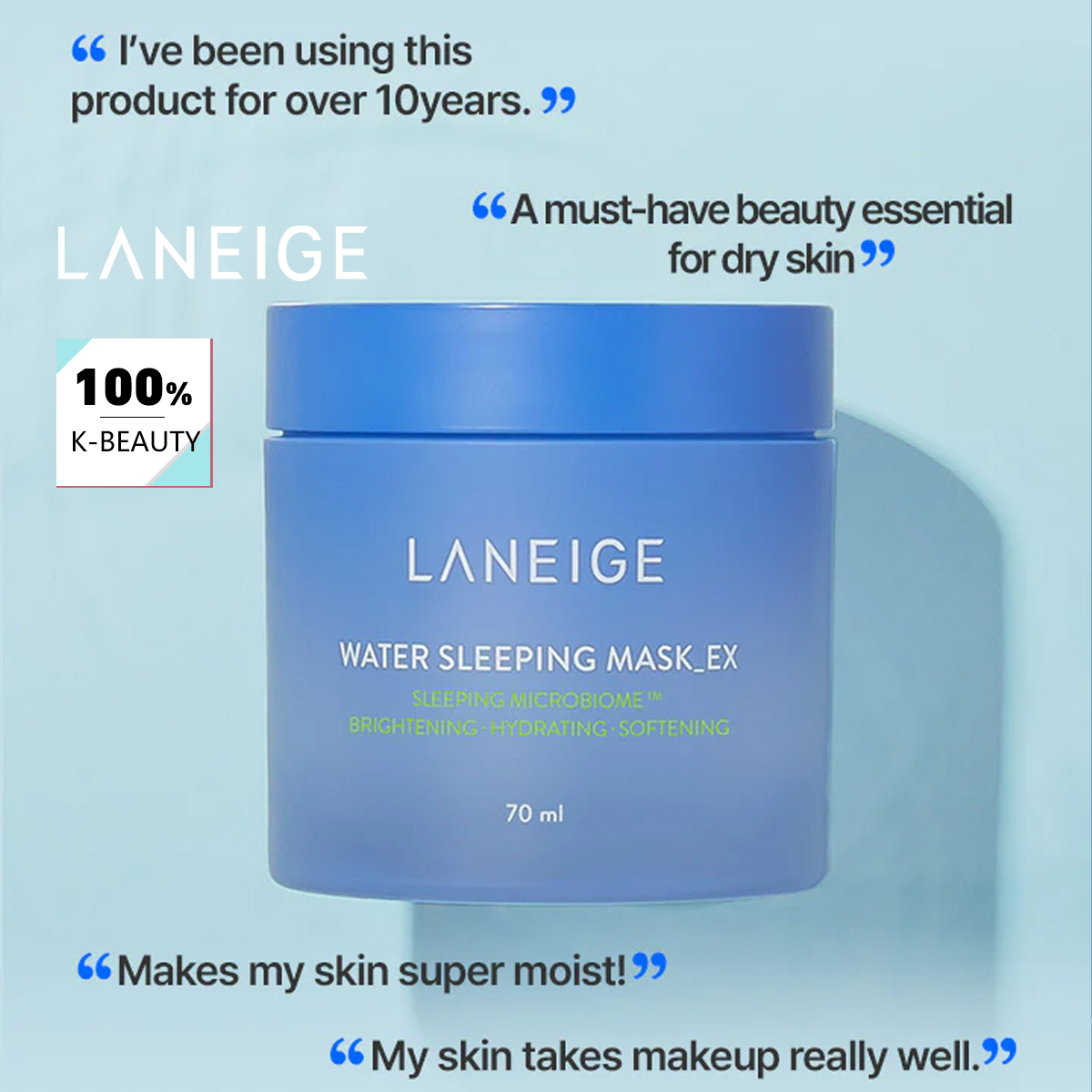 LANEIGE Wasser-Schlafmaske 70m – Luxury Skincare Korea Bewertung und Preis