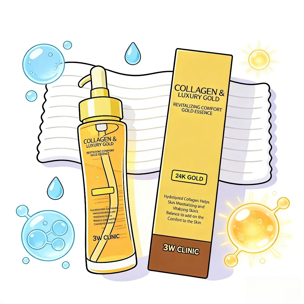 3WCLINIC Kollagen & Luxus-Gold – Luxury Skincare Korea Bewertung und Preis